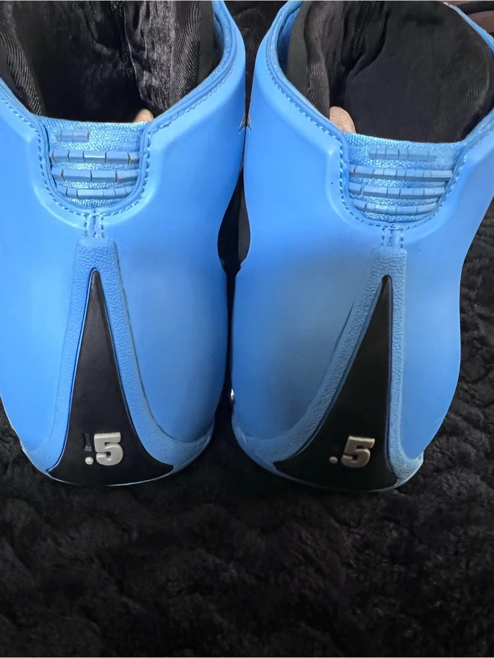 OG Nike Air Jordan Melo 1.5 Black University Blue Carmelo Anthony Size 8.5 w/Box